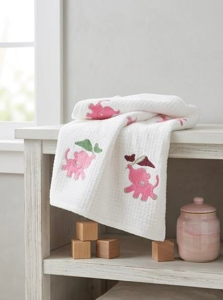 Rainbow Dreams 100% Cotton Kids Bath Towel
