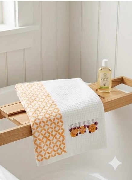 Happy Hippo 100% Cotton Kids Bath Towel