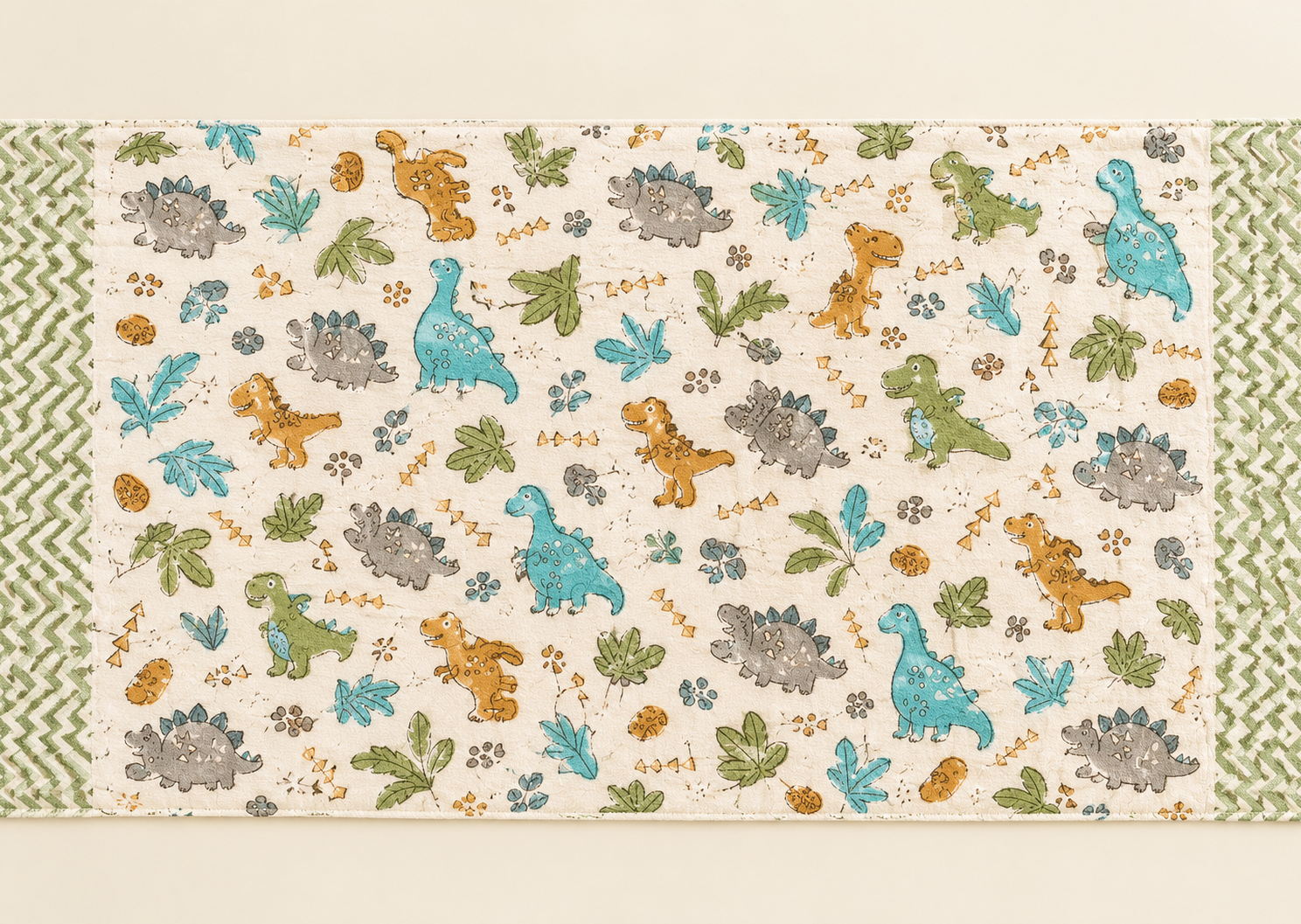 Pure Cotton Kids Towel - Dino Forest