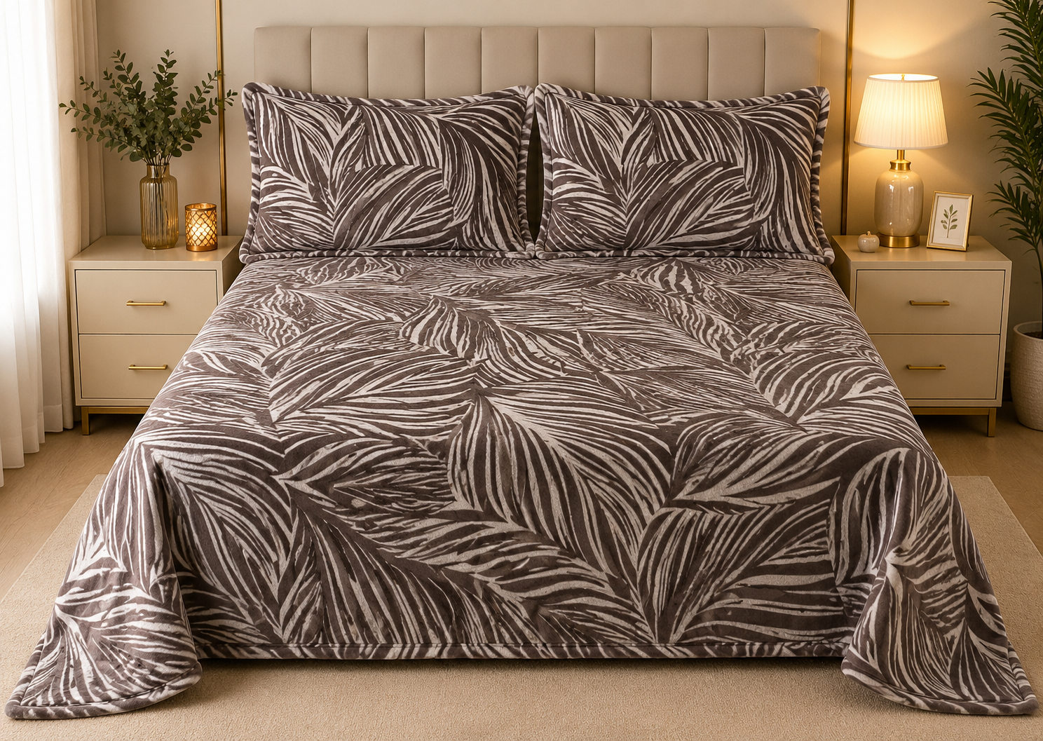 Rustic Bloom Luxe Bedsheet
