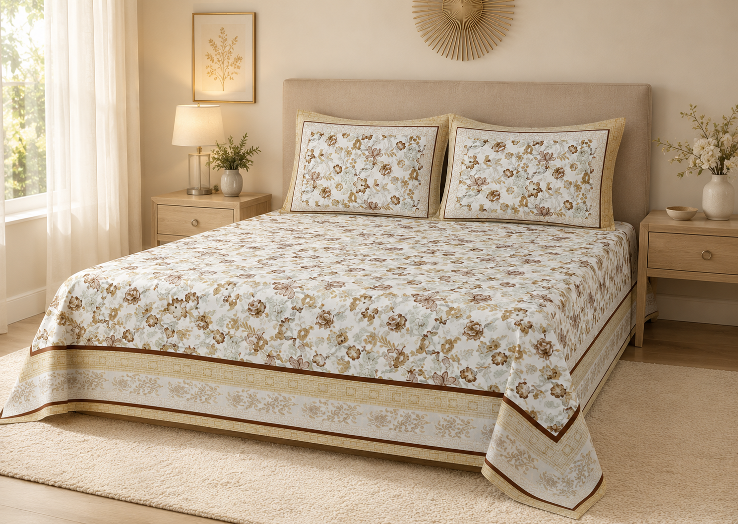 Classic Luxe Cotton Flat Bedsheet