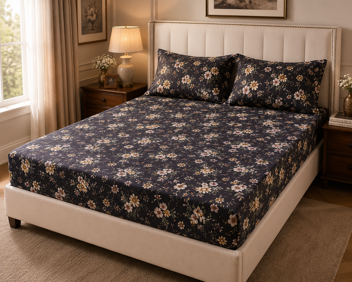 Heritage Cotton Fitted Bedsheet