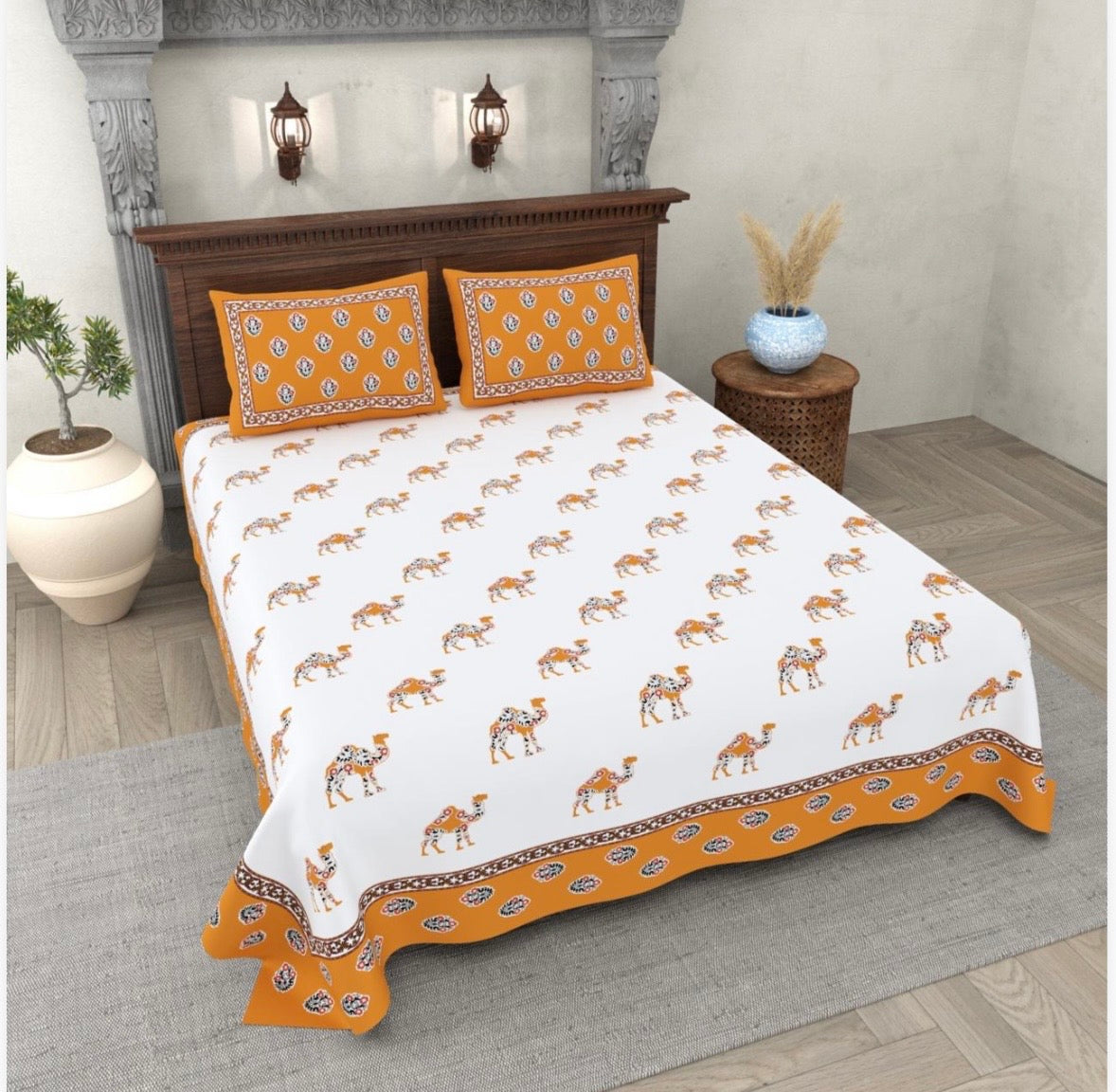 Elegant Living Cotton Bedsheet