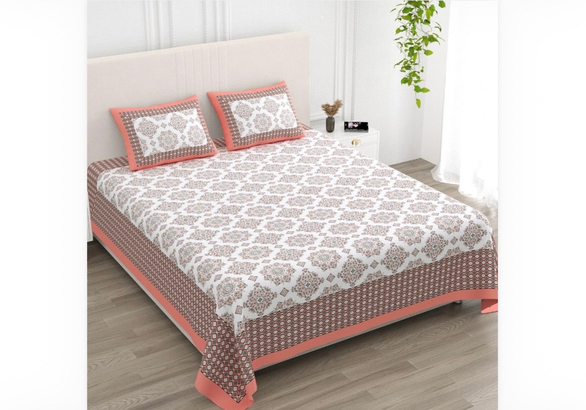 Pure Bliss Cotton Flat Bedsheet